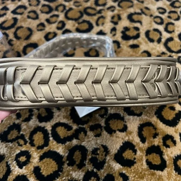 New Jules Kae women's Delilah hand bag in gold. Retails for $130.00. - Picture 3 of 6